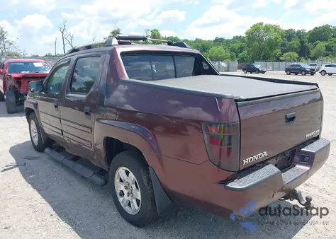 2007 Honda Ridgeline Rt из США, поврежденный, VIN 2HJYK16297H550343